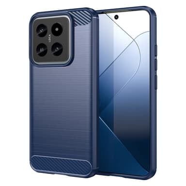 SKALO Xiaomi 14 5G Armor Carbon Stødsikker TPU-cover - Blå