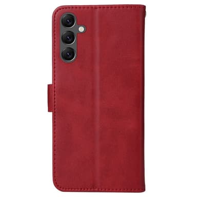 SKALO Samsung A25 5G PU-læder Pungetui - Rød