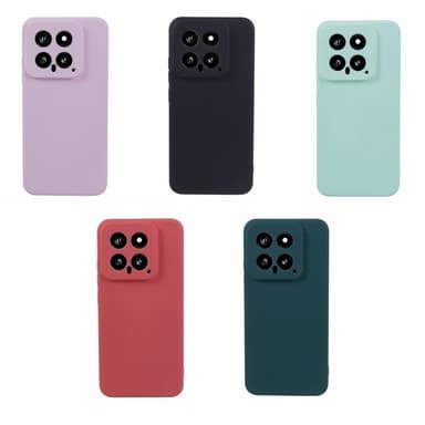 SKALO Xiaomi 14 5G Ultratynd TPU-skal - Sort