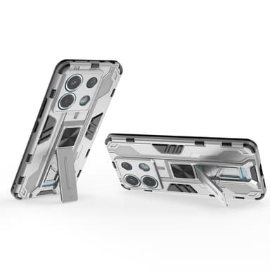 SKALO Xiaomi Redmi Note 13 Pro 5G Hybrid BIBERCAS Cover - Sølv