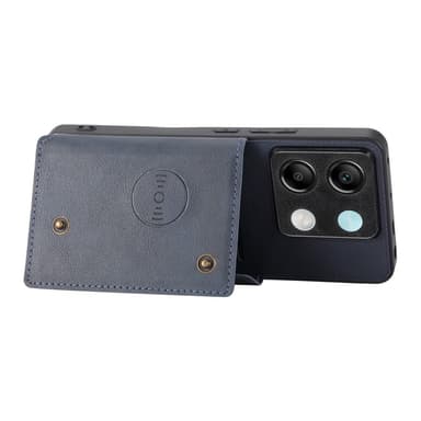 SKALO Xiaomi Redmi Note 13 Pro 5G PU-læder Cover med Pung - Blå