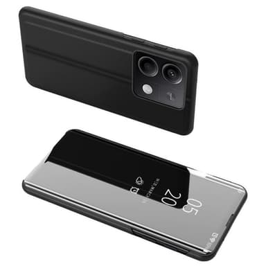 SKALO Xiaomi Redmi Note 13 Pro 5G Clear View Mirror Etui - Sort