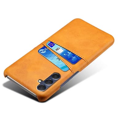 SKALO Samsung A15 5G PU-læder Cover med Pung - Brun