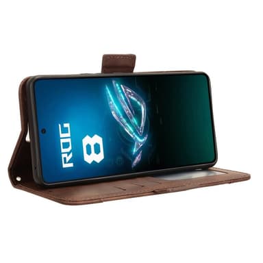 SKALO Asus ROG Phone 8 Pro 5G 6-RUM Pungetaske - Brun