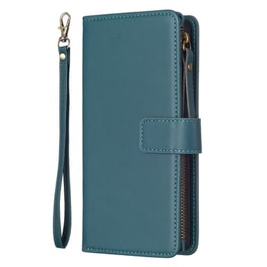 SKALO Xiaomi Redmi Note 13 Pro 5G Big Wallet 11-RUM Pungetui - Grøn