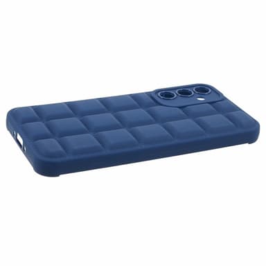 SKALO Samsung A15 5G Puffer Bumper TPU-Cover - Mørkeblå