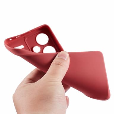 SKALO Xiaomi Redmi Note 13 Pro+ Ultratynd TPU-skal - Rød