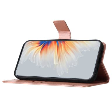SKALO Xiaomi Redmi Note 13 Pro+ Mandala Flip Cover - Rosa guld
