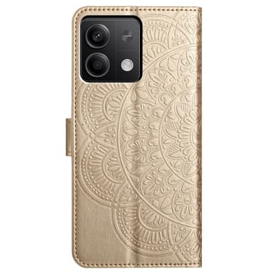 SKALO Xiaomi Redmi Note 13 5G Mandala Flip Cover - Guld