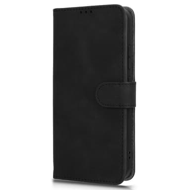 SKALO Samsung Xcover 7 Matt PU-læderpungetui - Sort