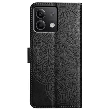 SKALO Xiaomi Redmi Note 13 5G Mandala Flip Cover - Sort