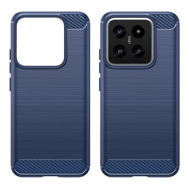 SKALO Xiaomi 14 5G Armor Carbon Stødsikker TPU-cover - Blå