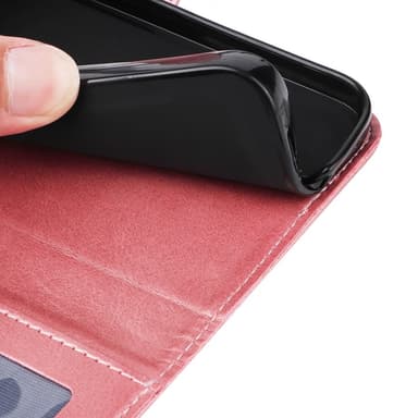 SKALO OnePlus 12 5G PU-læder Pungetui - Pink