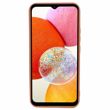 SKALO Samsung A15 4G Puffer Bumper TPU-Cover - Brun