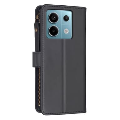 SKALO Xiaomi Redmi Note 13 Pro 5G Big Wallet 11-RUM Pungetui - Sort