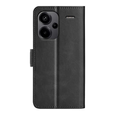 SKALO Xiaomi Redmi Note 13 Pro+ Premium Wallet Flip Cover - Sort