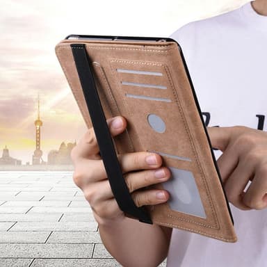 Til iPad 10.2 (2021)/(2020)/(2019) Almindeligt PU-læder tabletcover