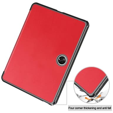 Til OnePlus Pad Tri-fold Stand Wake/Sleep Cover Tabletetui - Rød