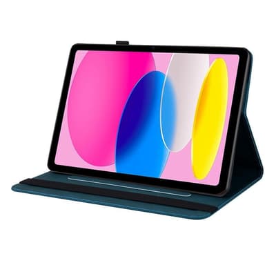 Til iPad 10.9 (2022) Tabletetui Cover Buterfly Imprinting - Blå