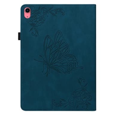 Til iPad 10.9 (2022) Tabletetui Cover Buterfly Imprinting - Blå
