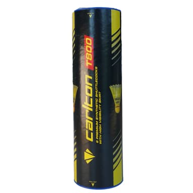 Carlton T800 Nylon Badmintonbold Gul - 6-pak
