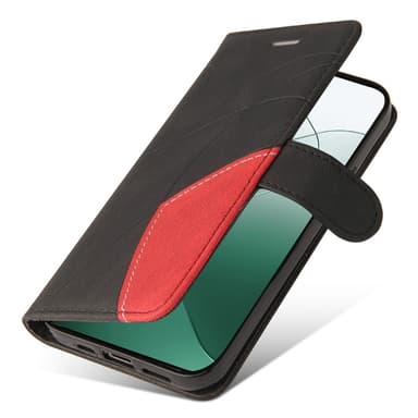 Til Xiaomi 14 KT-serie-1 dobbeltfarve tegnebog