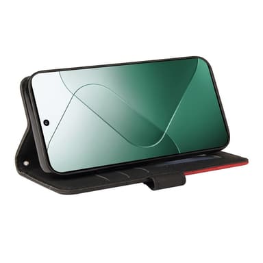 Til Xiaomi 14 KT-serie-1 dobbeltfarve tegnebog