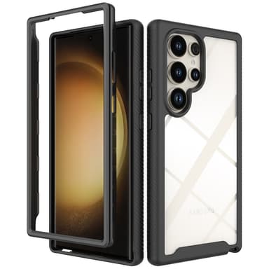Til Samsung Galaxy S24 Ultra Case PC+TPU Støddæmpende Mobiltelefon Bagside