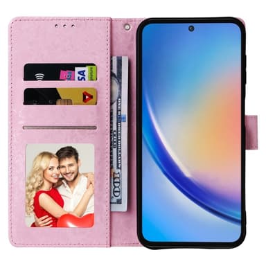 Til Samsung Galaxy A35 5G RFID-blokerende kortslots Telefoncover
