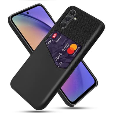 Til Samsung Galaxy A55 KSQ PU-læderbelagt skal hårdt etui