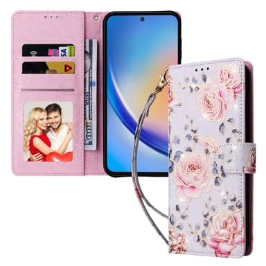 Til Samsung Galaxy A35 5G RFID-blokerende kortslots Telefoncover