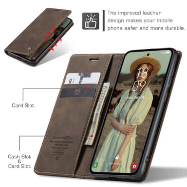 CASEME Retro Pung Taske til Samsung Galaxy A35