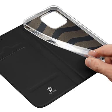 DUX DUCIS iPhone 15 Pro Max Skin Pro Series Flip Cover - Sort