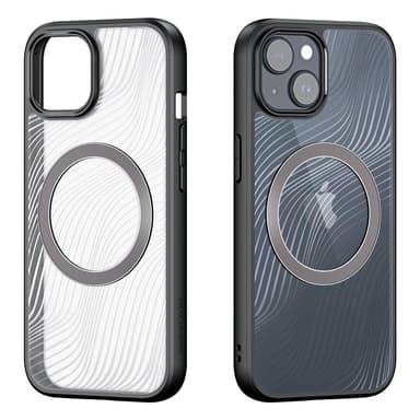 DUX DUCIS iPhone 15 Plus Aimo Series Magnetic Ring Cover - Sort