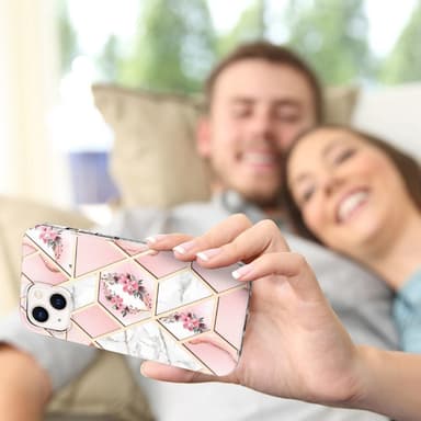 SKALO iPhone 15 Plus Marmor TPU-cover - #2