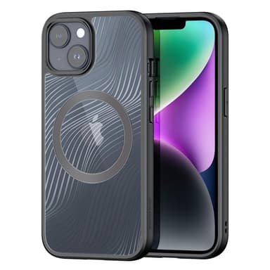 DUX DUCIS iPhone 15 Plus Aimo Series Magnetic Ring Cover - Sort