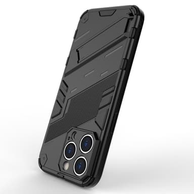 SKALO iPhone 15 Pro Max Hybrid BIBERCAS Cover - Sort