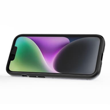 SKALO iPhone 15 Armor Hybrid metal ring cover - Blå