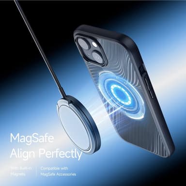 DUX DUCIS iPhone 15 Plus Aimo Series Magnetic Ring Cover - Sort