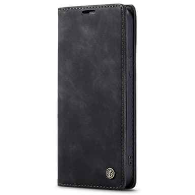 CASEME Retro tegnebog taske til iPhone 15 Pro - Sort