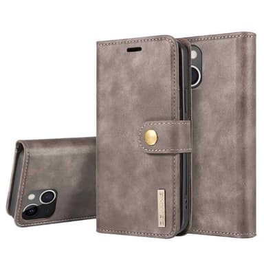 Wallet DG-Ming 2i1 Apple iPhone 15 Plus - Grå
