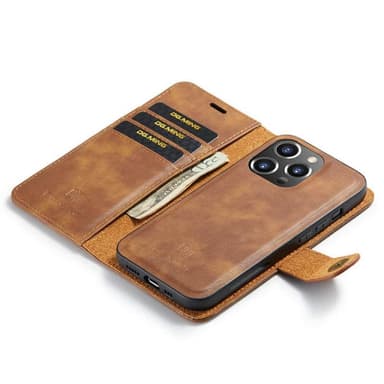 Wallet DG-Ming 2i1 Apple iPhone 15 Pro Max - Brun