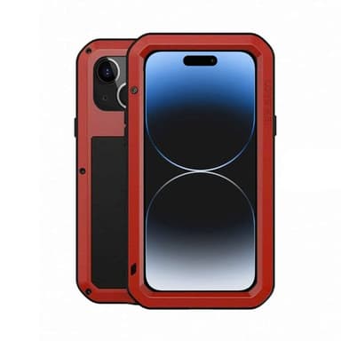 LOVE MEI Powerful cover Apple iPhone 15 Plus - Rød