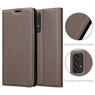 Samsung Galaxy A53 5G Pungetui Cover Case (Brun)