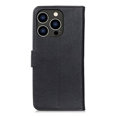 KHAZNEH til iPhone 15 Pro Max tegnebog stativetui - sort
