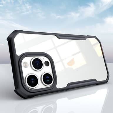 XUNDD bagcover til iPhone 15 Pro Max akryl+TPU telefonetui
