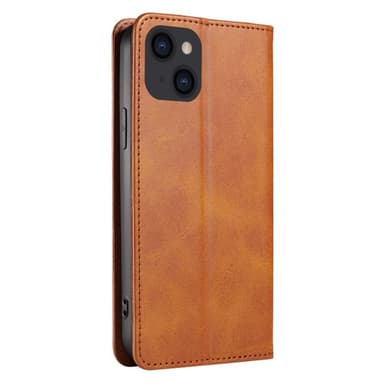 Wallet Stand Telefontaske til iPhone 15 Pro Max Cell Cell Cover - Brun