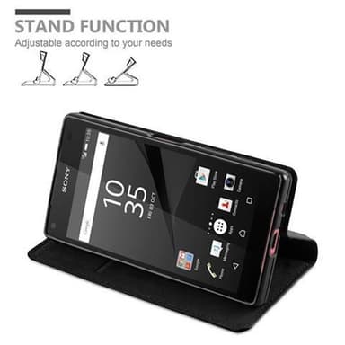Sony Xperia Z5 COMPACT Pungetui Cover Case (Sort)
