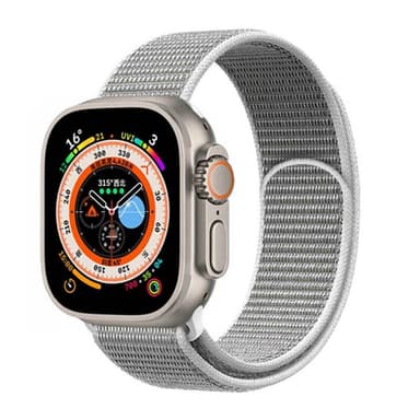 Nylon Urrem Apple Watch Ultra (49mm) - Seashell