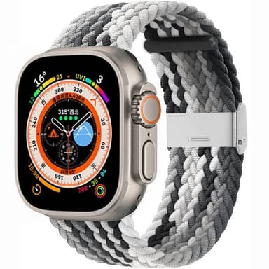 Flettet Urrem Apple Watch Ultra (49mm) - Gradient grey